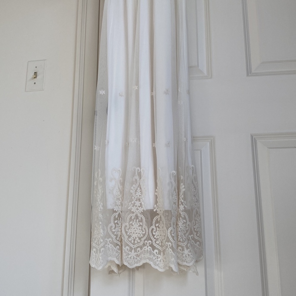 Stand in Awe Cream and Ivory Lace Maxi Dress - Picture 9 of 14